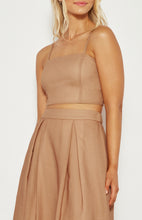 Load image into Gallery viewer, Linen look set- Tan