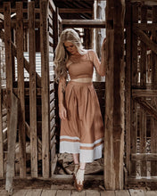 Load image into Gallery viewer, Linen look set- Tan