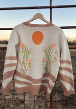 Load image into Gallery viewer, Cactus button up knit

