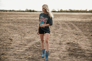 Ripped graphic tee