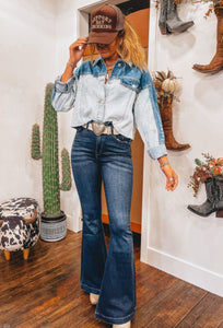 Marley denim jacket/top