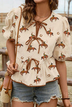 Load image into Gallery viewer, Lola tie up blouse
