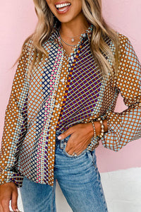 Dot print arena shirt