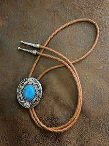 Blue Turquoise bolo