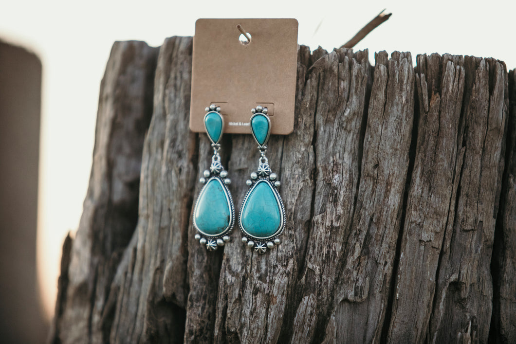 Turquoise Drop earring