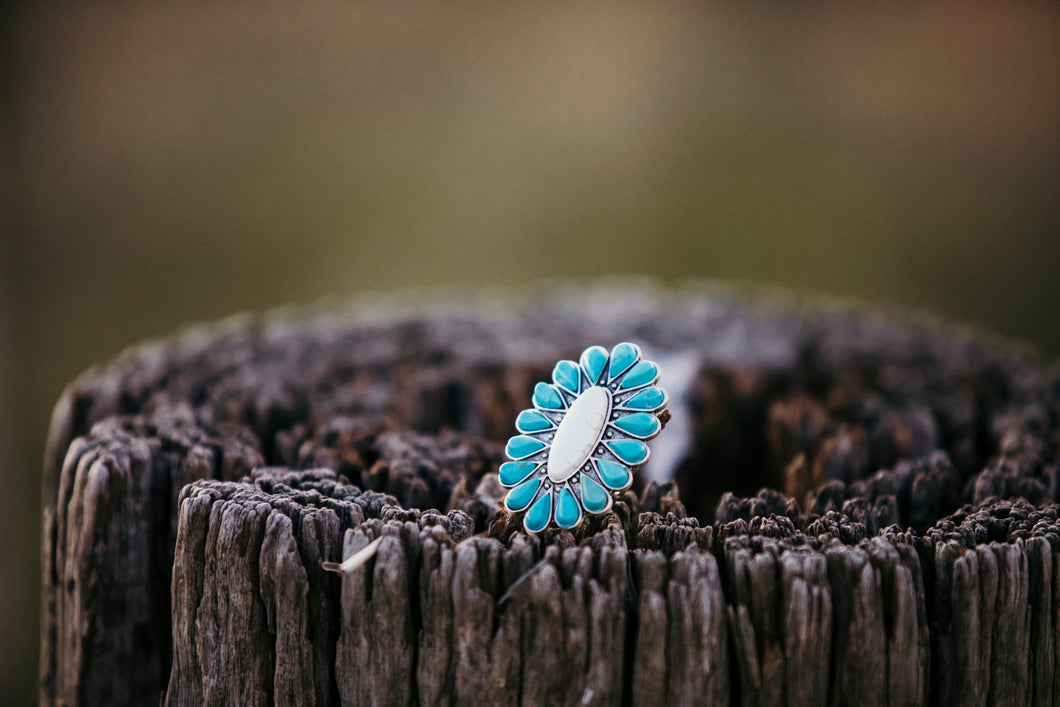 turquoise ring expandable