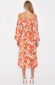 Maxi dress with cut out