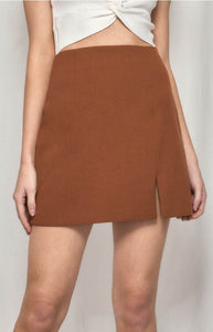 Rust/chocolate skirt